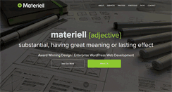 Desktop Screenshot of materiell.com