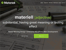 Tablet Screenshot of materiell.com